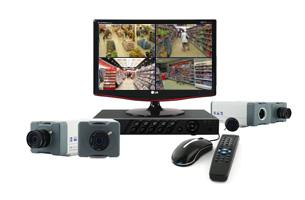 Vidéo IP DVR 4 caméras Pack video surveillance