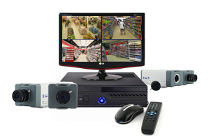 Vidéo IP PC 4 cameras Pack video surveillance